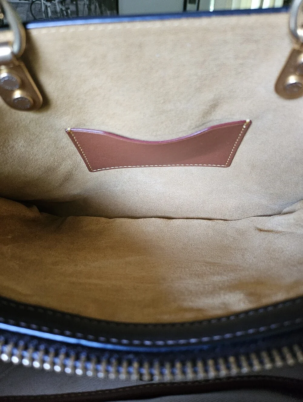 Coach Olive/ Oxblood Rogue 25 Bag - Picture 8 of 11